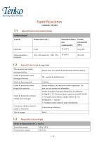 TK-1833  ESPECIFICACIONES DEL VENTILADOR-1