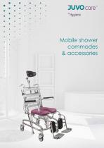 Mobile shower commodes & accessories