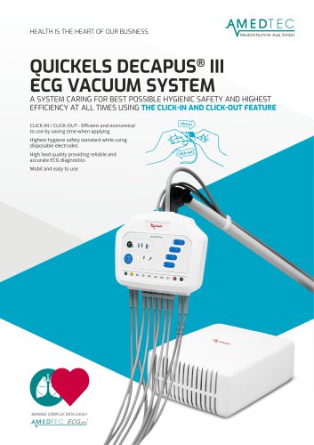 QUICKELS DECAPUS® III ECG VACUUM SYSTEM