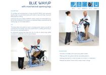 BLUE WAYUP with mechanical opening legs