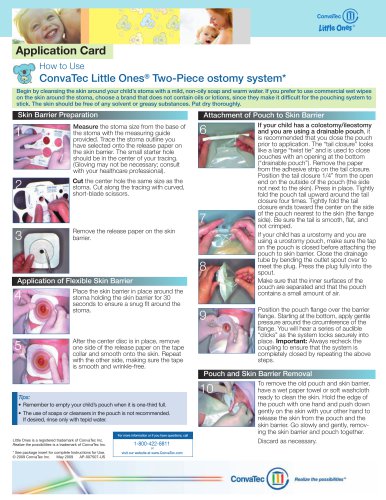 ConvaTec Little Ones&reg; Two-Piece ostomy system*