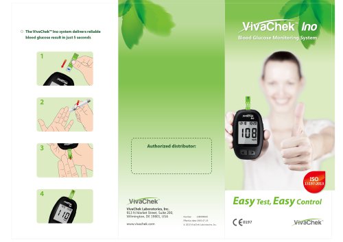 VivaChek® Ino Easy Test, Easy Control