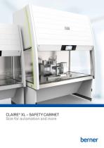 CLAIRE® XL – SAFETY CABINET