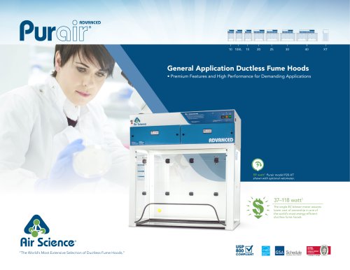 Purair Advanced Ductless Fume Hoods