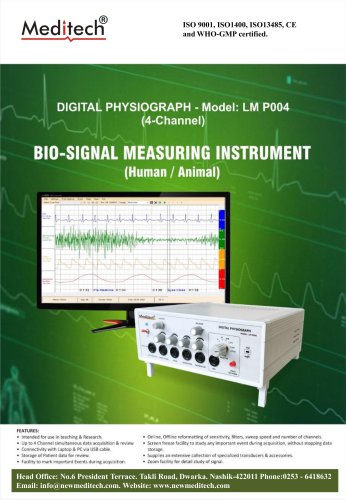 Digital Physiograph Meditech Online