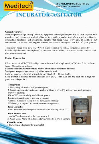 platelet incubator agitator