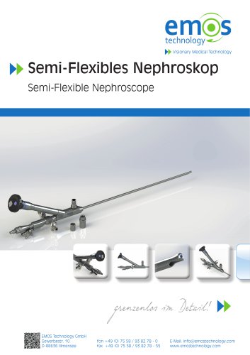 Semi-Flexibles Nephroskop / Semi-flexible Nephroscope