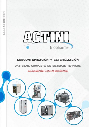 Sistemas de descontaminación y esterilización ACTINI