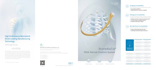 kontour Brochure of PEEK Sternal Fixation System