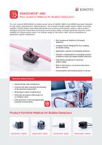SONOCHECK® ABD Non-Invasive Medical Air Bubble Detectors