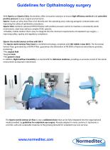 Guidelines for Opthalmology surgery
