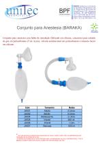 CONJUNTO DE ANESTESIA EM SILICONE (BARAKA) - 1