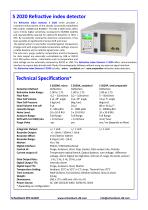 S 2020 Refractive index detector