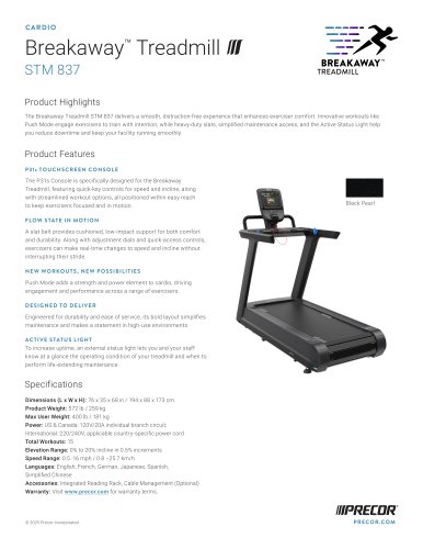 Breakaway&trade; Treadmill