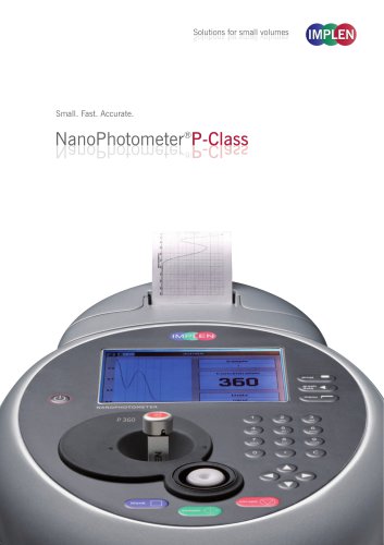 NanoPhotometer&reg; P-Class