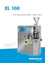 XL 100 Pharmaceutical Rotary Tablet Press