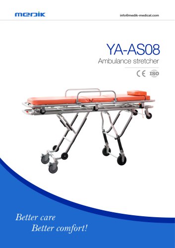 YA-AS08 Folding Ambulance Stretcher