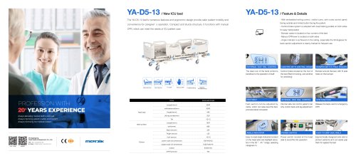 YA-D5-13 Five Function ICU Bed