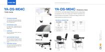 YA-DS-M04C Black Phlebotomy Chair With Drawer