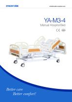 YA-M3-4 Manual Patient Bed