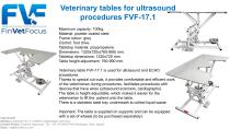 FVF-17.1 ultrasound table Finvetfocus