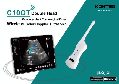 C10QT Double head Convex+Transvaginal Ultrasound