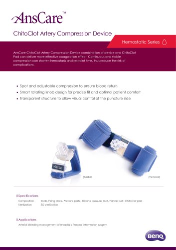 ChitoClot Artery Compression Device