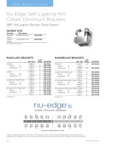 Nu-Edge® Self-Ligating Cobalt Chromium Brackets