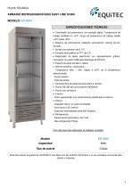 ARMARIO REFRIGERADOR INOX EASY LINE S1000 - 1