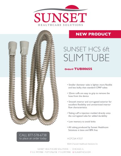 SUNSET HCS 6ft SLIMTUBE