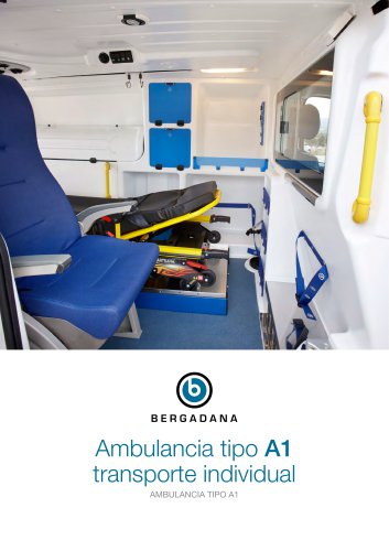 Ambulance A1 type, individual transport