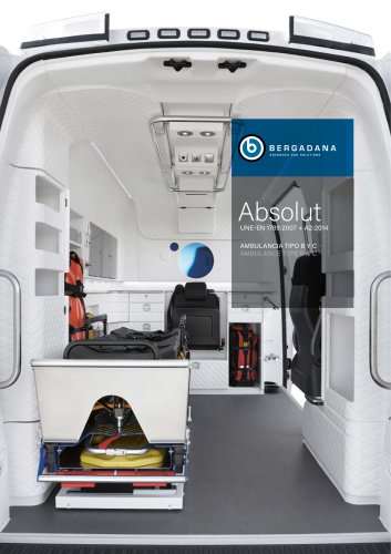 Ambulance Absolut, rationalization of space and weight