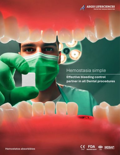 DENTOSPON® - Esponjas hemostáticas dentales con plata coloidal