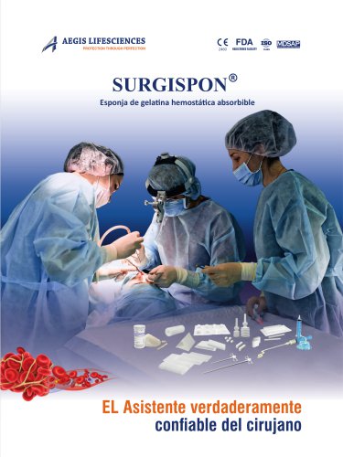 SURGISPON® - Esponja de gelatina hemostática absorvible