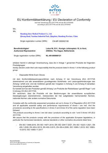  EU Declaration of Conformity 