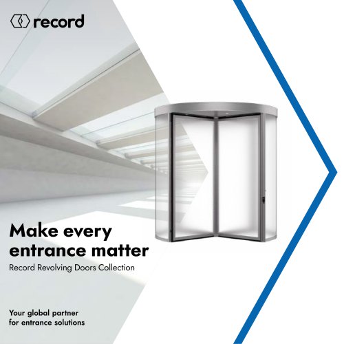 Make every entrance matter Record Revolving Doors Collection