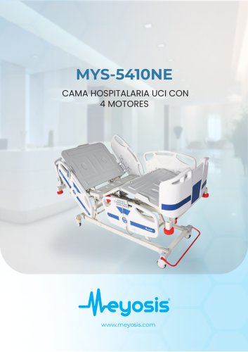 Cama de Hospital para Cuidados Intensivos con 4 Motores