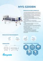 Cama de Hospital Eléctrica de 2 Motores-2