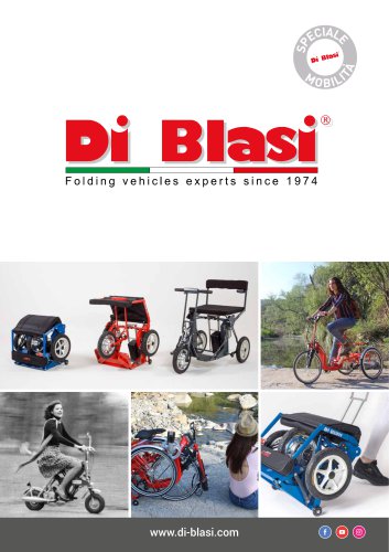 Scooter disables electrico plegable mod. R30 DI BLASI