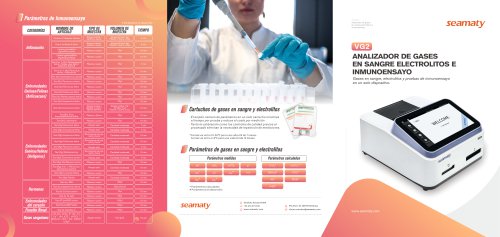 Seamaty Veterinary Blood Gas Analyzer VG2