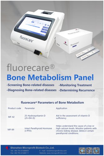 fluorecare® Bone Metabolism Panel