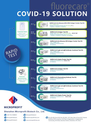 fluorecare® COVID-19 SOLUTION