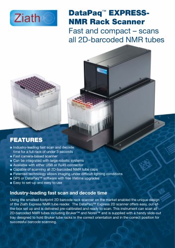 Datapaq Express-NMR Tube rack reader