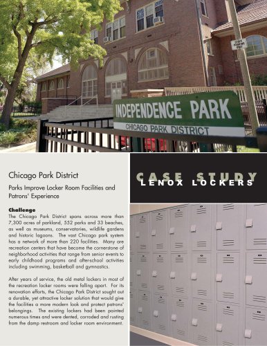 Plastic Lockers - Chicago Park District - Chicago, IL