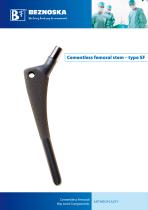 Cementless femoral stem – type SF