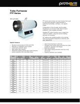 Tube Furnaces PTF Series