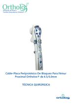 Placa De Bloqueo Para Fémur Proximal Ortholox