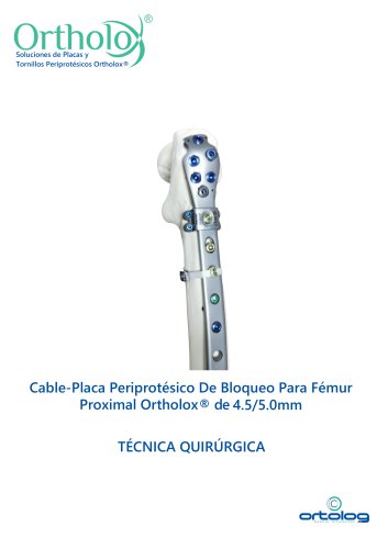 Placa De Bloqueo Para F&eacute;mur Proximal Ortholox