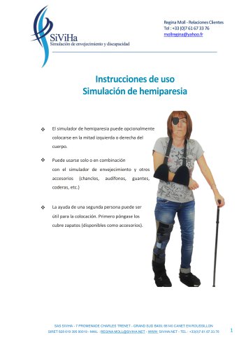 SIMULACI&Oacute;N DE HEMIPARESIA