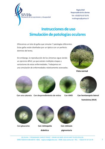 SIVIHA: Gafas de simulaci&oacute;n de patolog&iacute;as oculares.